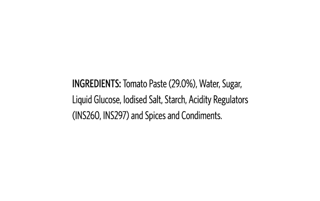 Veeba Truly Tomato Ketchup   Glass Bottle  1 kilogram